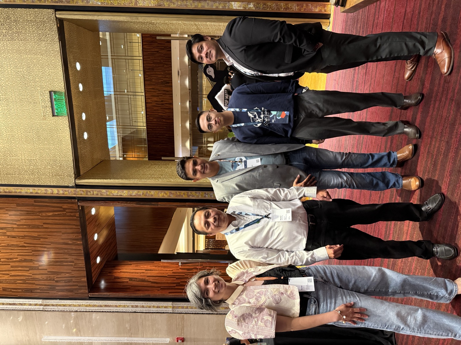 AVC team in the Grand Hyatt BGC hallway